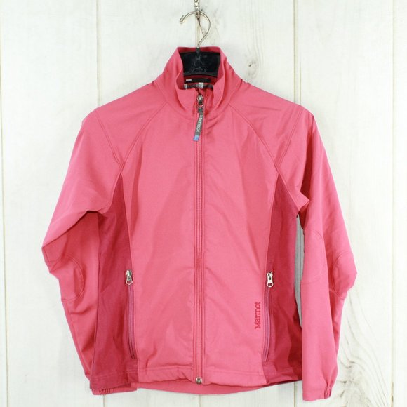 Marmot Jackets & Blazers - Marmot Pink Nylon Full Zip Lightweight Rain Jacket Size S P